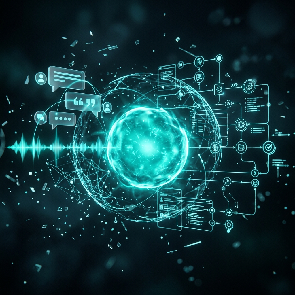 Customer support AI agent interface
